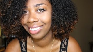 Dying My Ends with NO DAMAGE Creme of Nature on Natural Hair [upl. by Kunin]