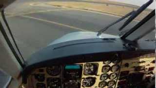 FLYING THE KING AIR 90 COCKPIT VIEW [upl. by Carmen570]