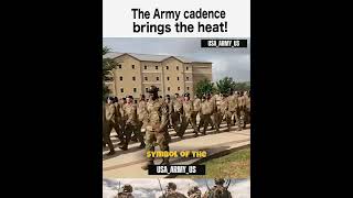 Army cadence goes hard shorts usarmy usmilitary cadence [upl. by Fae5]