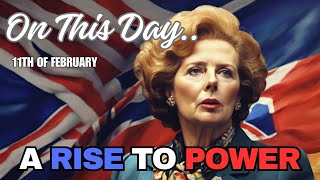 On This Day 11th Of February Margaret Thatcher The Iron Lady And The First Female Prime Minister [upl. by Refanej]