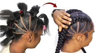 How To FeedIn Braids  For BEGINNERS [upl. by Eelarbed61]