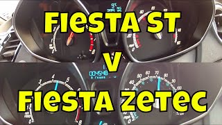 Ford Fiesta EcoBoost  10 vs 16 Mountune MP215 [upl. by Filippo958]