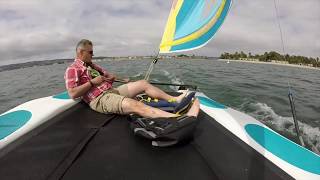 Hobie Cat Sailing Mission Bay Calif [upl. by Ecydnak]