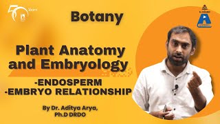 Plant Anatomy and Embryology  Endosperm  Embryo Relationship  S Chand Academy [upl. by Umeko]