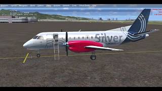 Carenado Saab 340 Demonstration P3DV4 [upl. by Boggers]