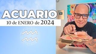 ACUARIO  Horóscopo de hoy 10 de Enero 2024 [upl. by Iek]