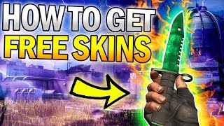 HOW TO GET FREE SKINS IN CSGO  CollectSkinscom [upl. by Sivat]