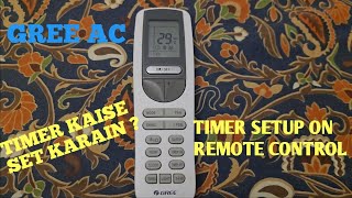 Gree AC timer on off [upl. by Ybeloc]