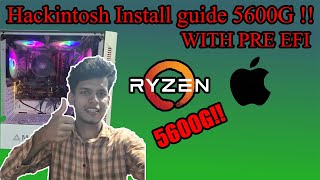 AMD RYZEN 5600G HACKINTOSH INSTALL GUIDE BANGLA  WITH FREE EFI [upl. by Ferrel218]