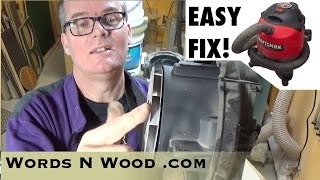 Easy Shop Vac Fix for noisy bearings WnW 43 [upl. by Kiona]