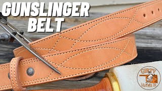 How to Make a Gunslinger Stitch Pattern Belt [upl. by Corny672]