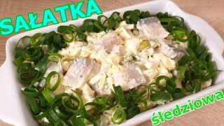 Sałatka śledziowa  najlepsza 👌 na Wigilię i Święta 🎄 pyszna i łatwa 👍 Herring Salad [upl. by Linzy]