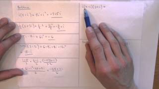 Matematik 4  Komplexa tal del 7  Multiplikation [upl. by Annenn129]