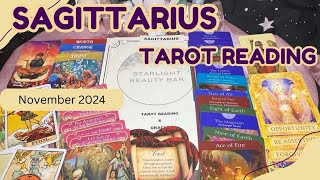 Sagittarius Discover What November 2024 Holds Tarot Reading [upl. by Topping]