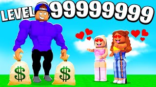 I BUILT A LEVEL 999999999 ROBLOX GYM TYCOON Part 2 [upl. by Enrak]