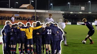 First team footballers continue a historic cup run  Berkhamsted 2  0 Winchester [upl. by Aneeroc]