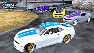 CARROS REBAIXADOS ONLINE  FAZENDO DRIFIT COM OS CARROS CAMARO VS CHEVETTE [upl. by Eilis450]