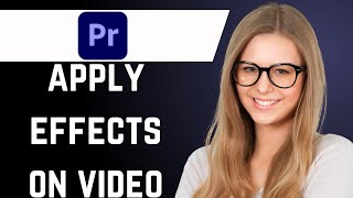 How to Apply Effects in Premiere Pro simple tutorial [upl. by Atinrehs640]