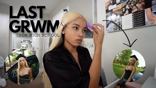 GRWM for the LAST DAY of HIGH SCHOOL  Life updates Grad Vlog College etc [upl. by Oremar850]