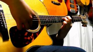 Snowfall in Tokyo original  solo acoustic guitar [upl. by Reffinej543]