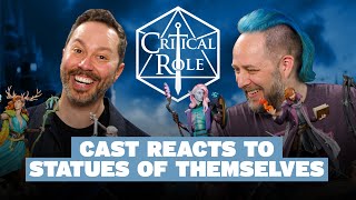 Critical Role Cast REACTS to Statues of Themselves 🤣  Sideshow Con 2023 [upl. by Occor]