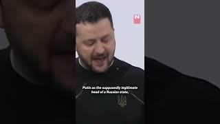 Zelensky Condemns Thug Putin For Alexei Navalnys Murder [upl. by Odlauso215]