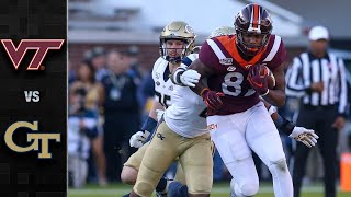 Virginia Tech vs Georgia Tech Football Highlights 2019 [upl. by German]