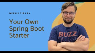 Spring Boot Starter  Weekly Tips 9 livecoding spring springframework springboot [upl. by Aletha590]