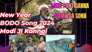 New Year Bodo Song 2024Narendra ModiLong pant GannaAI Generated Audio Visual [upl. by Nirej540]