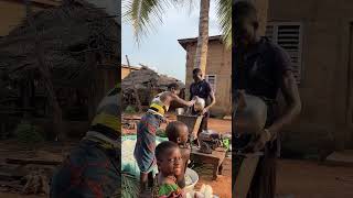 gari manioc voyage benin letsgo yanickfolly africa La production du gari [upl. by Lavona]