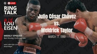 Julio Cesar Chavez vs Meldrick Taylor Final Round [upl. by Airegin]