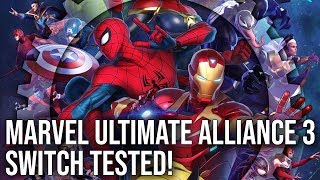 Marvel Ultimate Alliance 3 on Switch Tested Complete Tech Breakdown [upl. by Theressa]