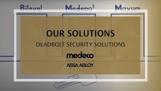 Medeco Deadbolt Security Solutions  Medeco Locks [upl. by Toh]