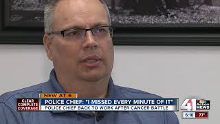 After beating terminal cancer Merriam officer becomes police chief [upl. by Ayiak]