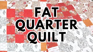 Free Quilt Pattern  Fat Quarter Quilt Pattern  Sixteen Patch Quilt Pattern  Easy Quilt Pattern [upl. by Nnayelhsa]