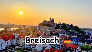 Breisach  River Rhine  Beautiful and Charming Towns in Germany  4K Walk [upl. by Eatton]