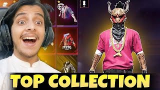 NOMI FF Rarest V Badge Account Collection Reveal 😍 Garena Free fire [upl. by Shepard]