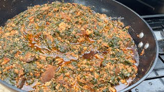 How To Make The Ultimate Authentic Ghanaian Kontomire Stew Famous Ghana Palava Sauce  Spinach Stew [upl. by Aruon862]