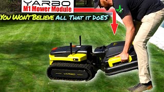 FINALLY a robot mower that has a BUILT IN STRING TRIMMER and cuts high [upl. by Adora37]