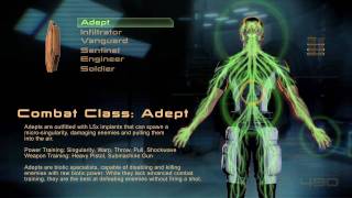 Mass Effect 2  Combat Class  Adept [upl. by Nobie]