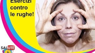 Tutorial di ginnastica facciale 2  Contro le rughe del contorno occhi [upl. by Tuddor]