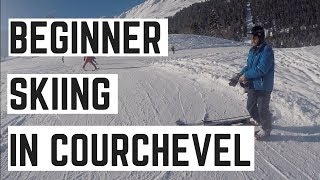 Beginner Skiing In Courchevel 2018  Hannah Leigh [upl. by Adnat522]