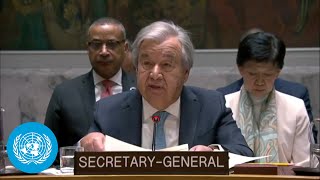 Nuclear Disarmament Is the First Step for Peace Says UN Chief  Security Council  United Nations [upl. by Akiras653]