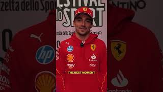 Raffica di domande con CHARLES LECLERC 🌪️🏎️ [upl. by Koehler]