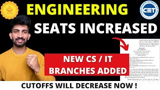 Engineering Seats Increased in Pune  Mumbai Nagpur Region  Engineering Admission Process 2024 [upl. by Anyale]