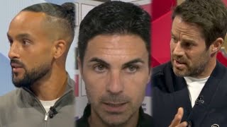 Mikel Arteta  Jamie and Walcott Post Match interview  Bouthemouth 20 Arsenal [upl. by Inaej256]