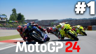 MOTOGP 24 Career Mode PS5 Gameplay Walkthrough Part 1  DEBUT [upl. by Marilla]