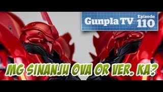 MG Sinanju OVA or ver KA  Gunpla TV 110 [upl. by Ydolem]