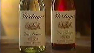 1982 Partager Wine quotFrench Cowboysquot TV Commercial [upl. by Ahseinod]