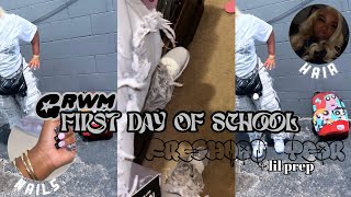 GRWM  FIRST DAY OF SCHOOL freshman year lil prep [upl. by Settera]